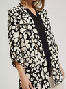Moodo Fekete és krémszínű női mintás blézer Moodo