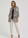 Moodo Fekete és krémszínű női mintás blézer Moodo