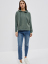 Moodo Zöld női kapucnis pulóver Moodo