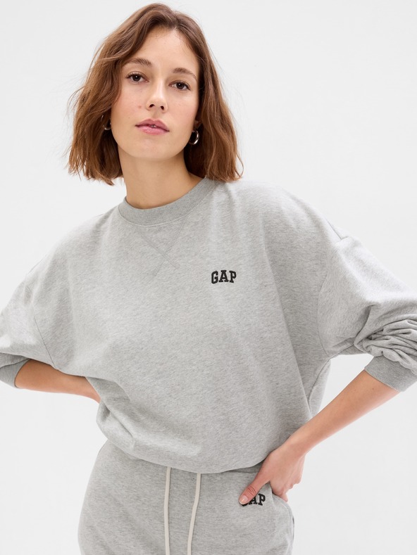 GAP Logós oversized pulóver GAP