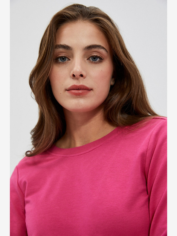 Moodo Rózsaszín női pulóver Moodo