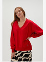 Moodo Piros női kapucnis pulóver Moodo