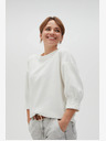 Moodo Fehér női kapucnis pulóver Moodo