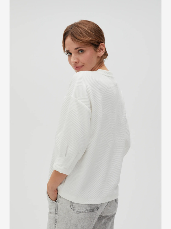 Moodo Fehér női kapucnis pulóver Moodo