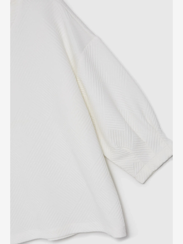 Moodo Fehér női kapucnis pulóver Moodo