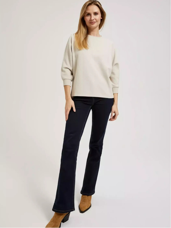 Moodo Bézs női pulóver Moodo