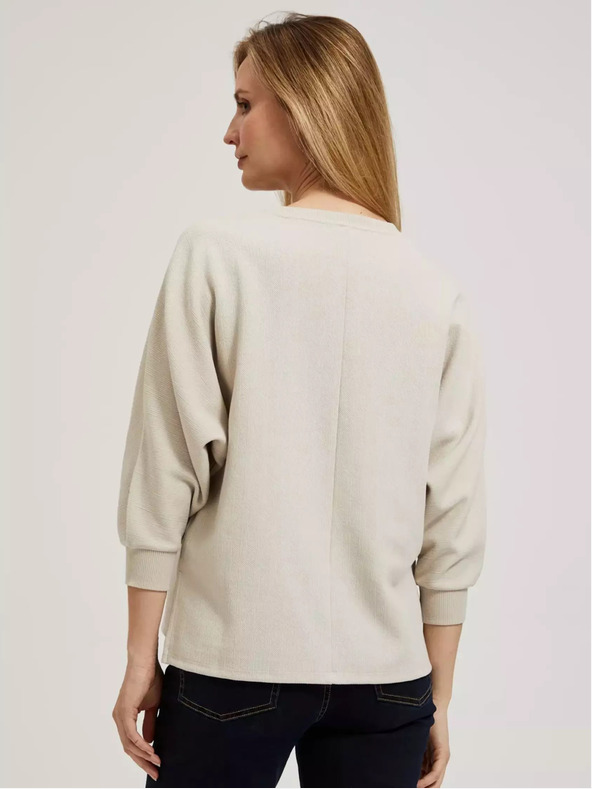 Moodo Bézs női pulóver Moodo