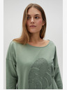 Moodo Zöld női pulóver Moodo