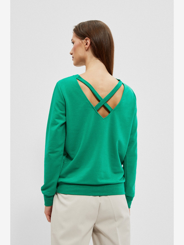 Moodo Zöld női pulóver Moodo