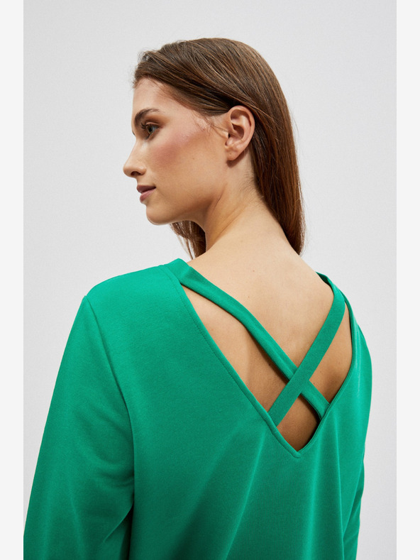 Moodo Zöld női pulóver Moodo