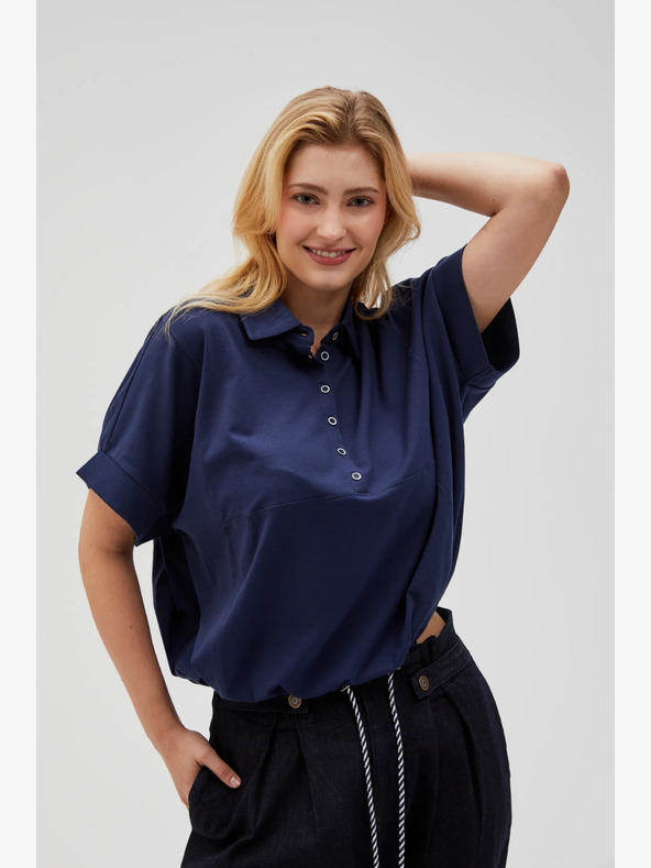 Moodo Sötétkék női póló Moodo