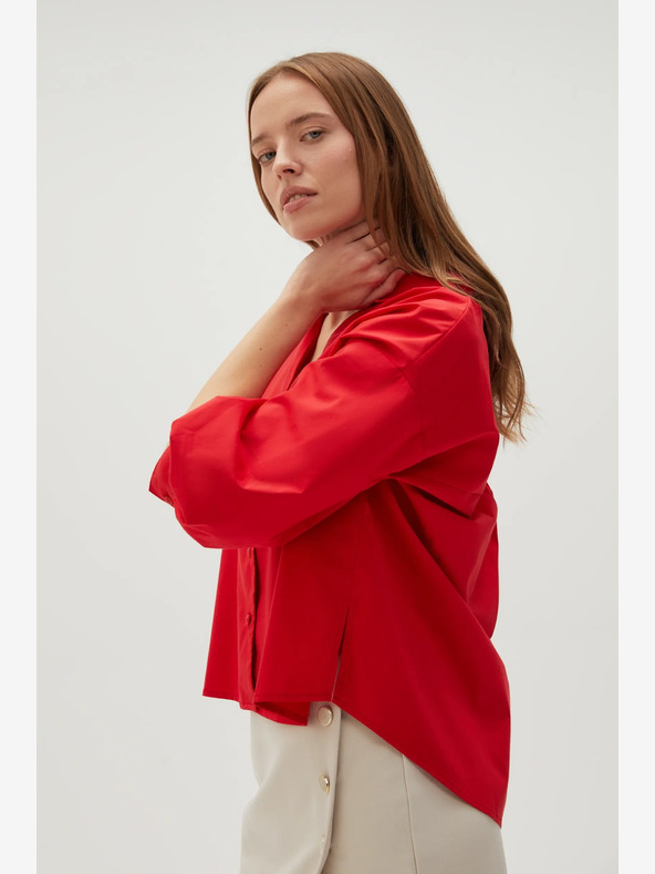 Moodo Piros női blúz Moodo
