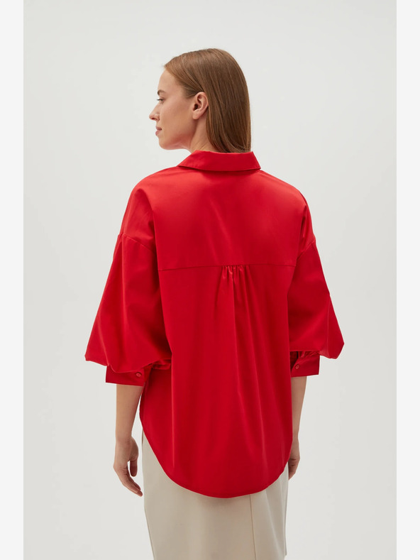 Moodo Piros női blúz Moodo