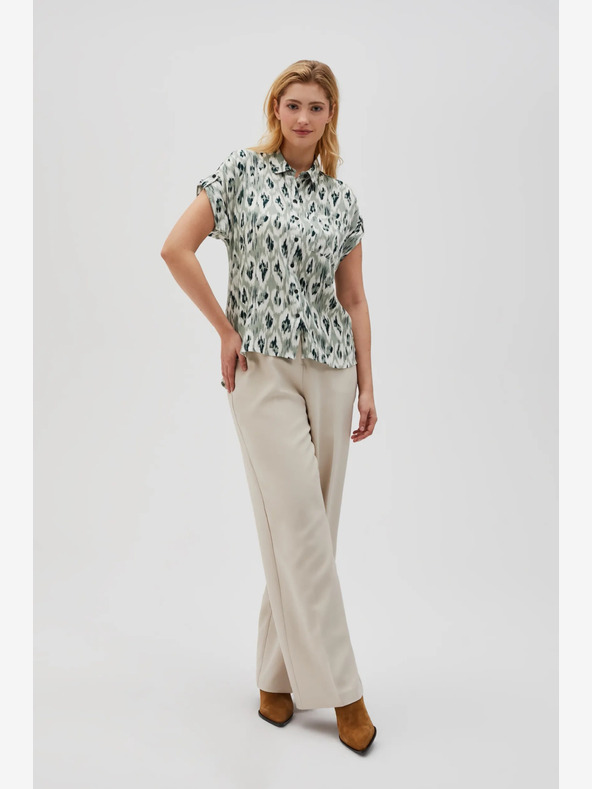 Moodo Zöld női mintás póló Moodo