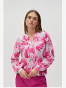 Moodo Fehér és rózsaszín női mintás blúz Moodo