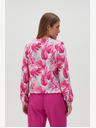 Moodo Fehér és rózsaszín női mintás blúz Moodo