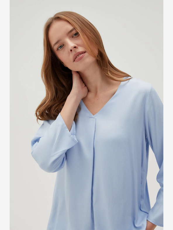 Moodo Világoskék női blúz Moodo