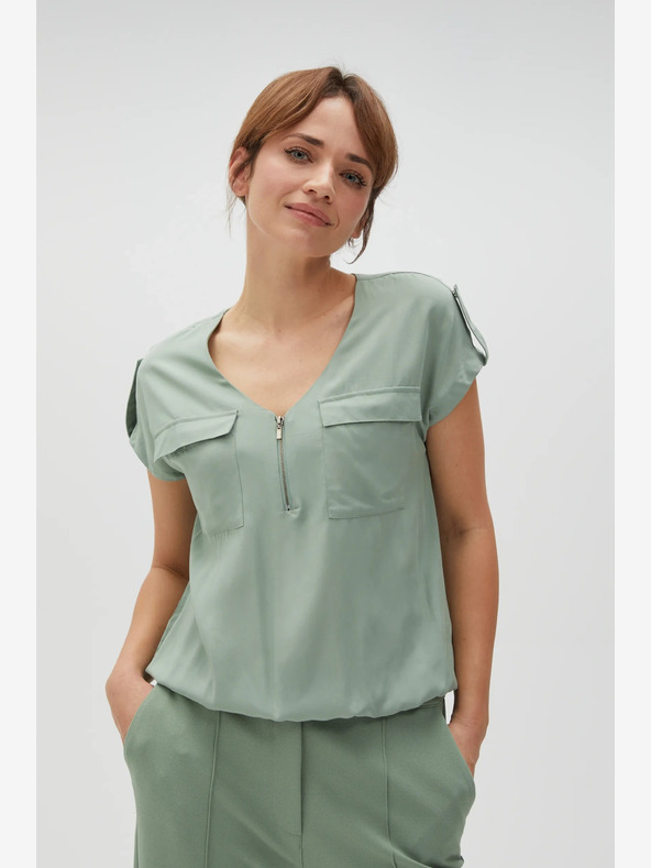 Moodo Világoszöld női blúz Moodo