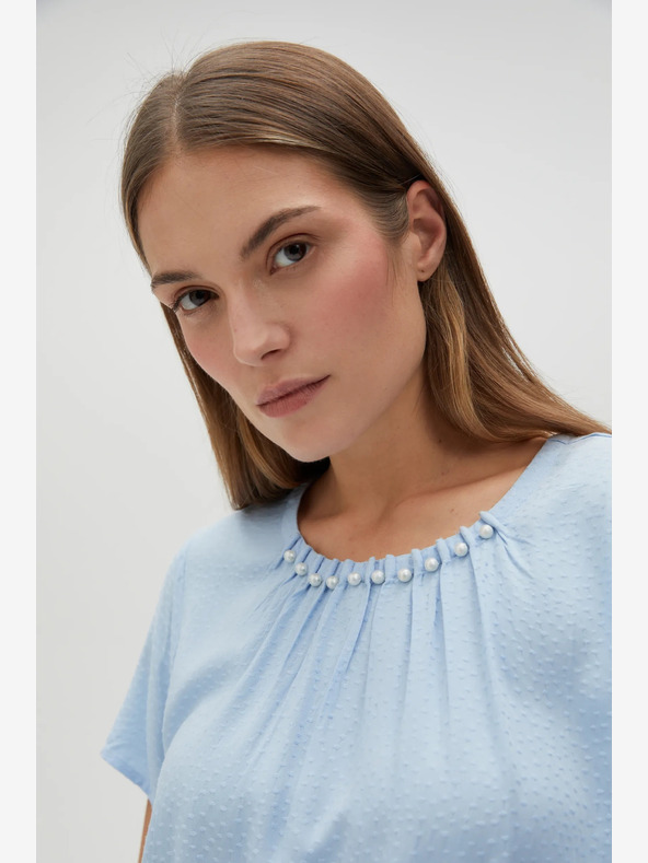 Moodo Világoskék női blúz Moodo