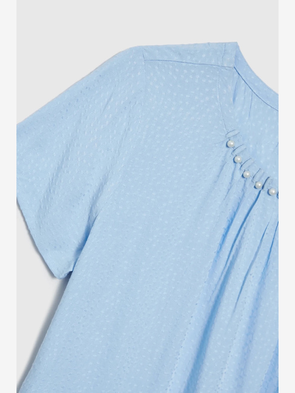 Moodo Világoskék női blúz Moodo