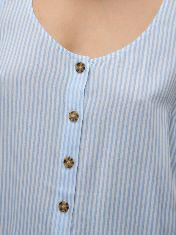 Vero Moda Fehér és kék női csíkos blúz Vero Moda