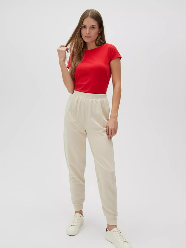 Moodo Bézs női melegítőnadrág Moodo