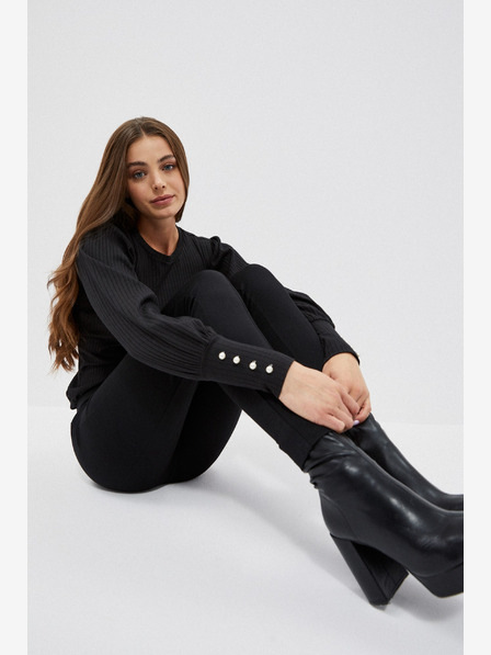 Moodo Fekete női leggings Moodo