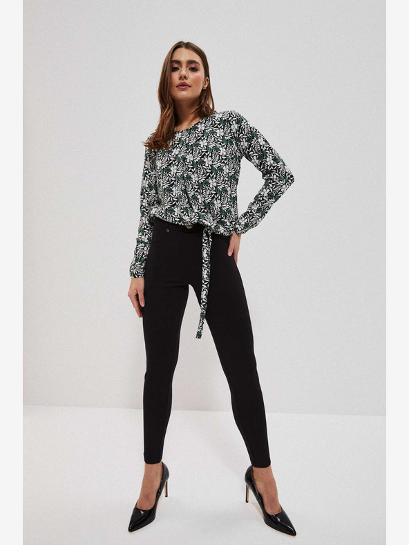 Moodo Fekete női leggings Moodo