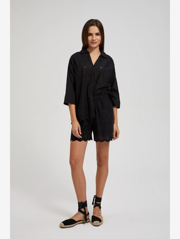 Moodo Fekete női Moodo rövidnadrág