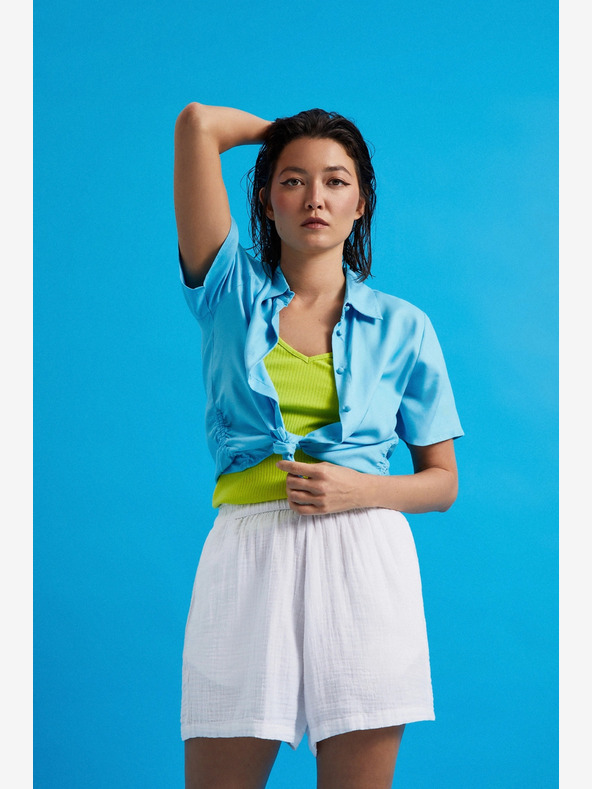 Moodo Fehér női rövidnadrág Moodo