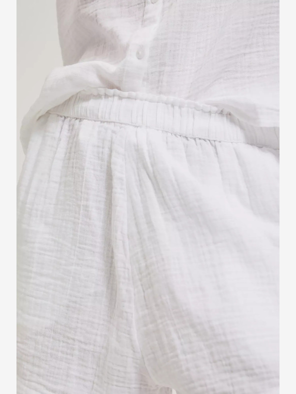 Moodo Fehér női rövidnadrág Moodo