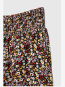 Moodo Fekete női virágos rövidnadrág Moodo