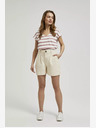 Moodo Bézs női rövidnadrág Moodo