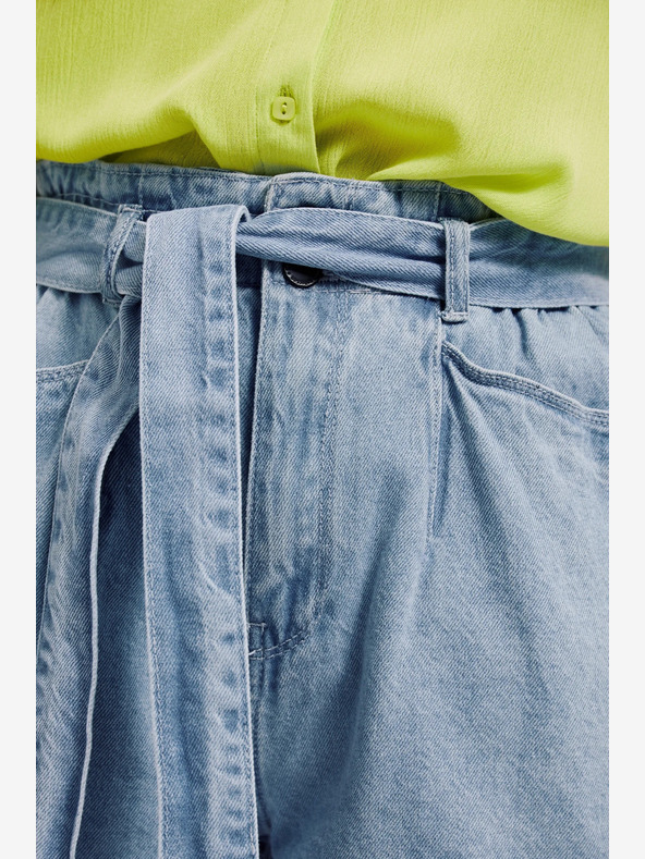 Moodo Világoskék női farmer rövidnadrág Moodo