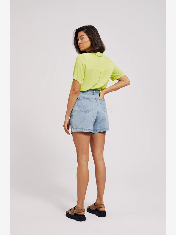 Moodo Világoskék női farmer rövidnadrág Moodo