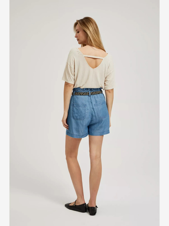 Moodo Kék női farmer rövidnadrág Moodo