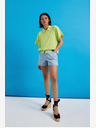 Moodo Világoskék női farmer rövidnadrág Moodo