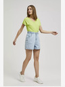 Moodo Világoskék női farmer rövidnadrág Moodo