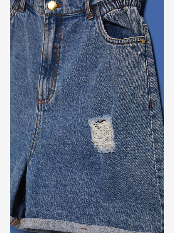 Moodo Kék női farmer rövidnadrág Moodo