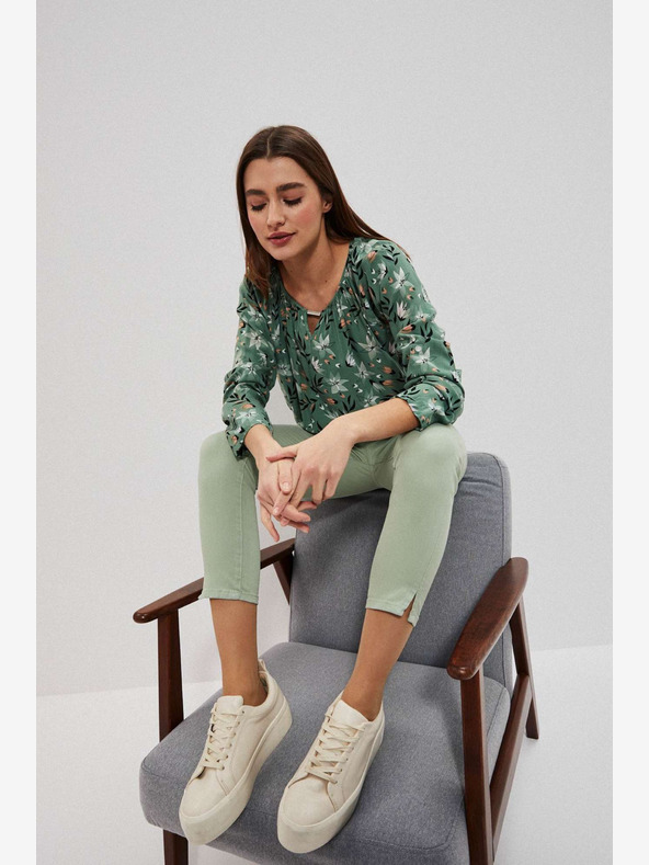 Moodo Világoszöld női nadrág Moodo