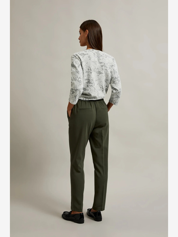 Moodo Moodo sötétzöld női nadrág