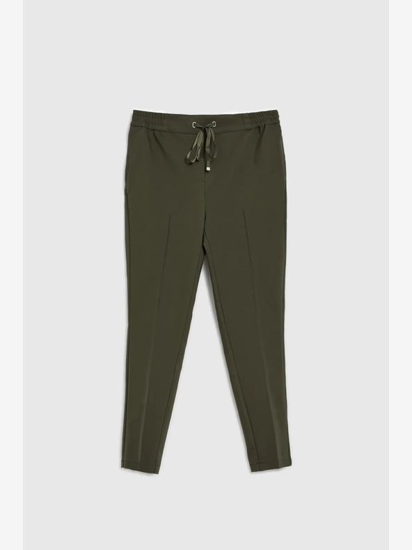 Moodo Moodo sötétzöld női nadrág