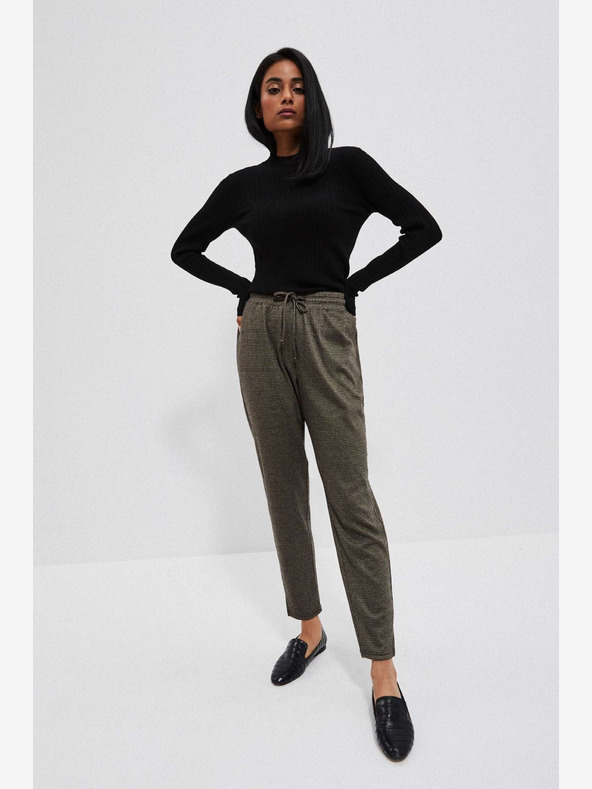 Moodo Moodo Fekete és barna női nadrág