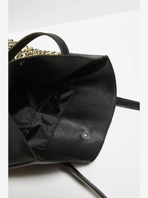 Moodo Bézs és fekete női kézitáska Moodo