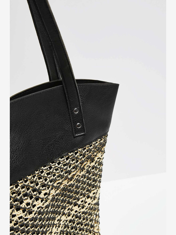 Moodo Bézs és fekete női kézitáska Moodo