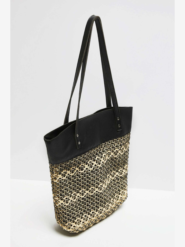 Moodo Bézs és fekete női kézitáska Moodo