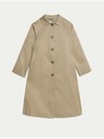 Marks & Spencer Stormwear™ meghosszabbított autóskabát, magas pamutszövetből Marks & Spencer bézs színű
