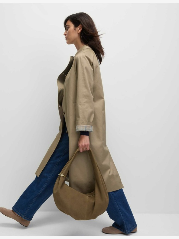 Marks & Spencer Stormwear™ meghosszabbított autóskabát, magas pamutszövetből Marks & Spencer bézs színű