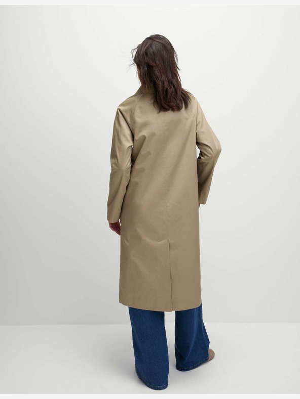 Marks & Spencer Stormwear™ meghosszabbított autóskabát, magas pamutszövetből Marks & Spencer bézs színű