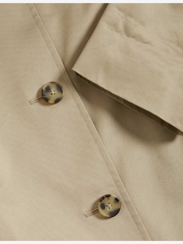 Marks & Spencer Stormwear™ meghosszabbított autóskabát, magas pamutszövetből Marks & Spencer bézs színű